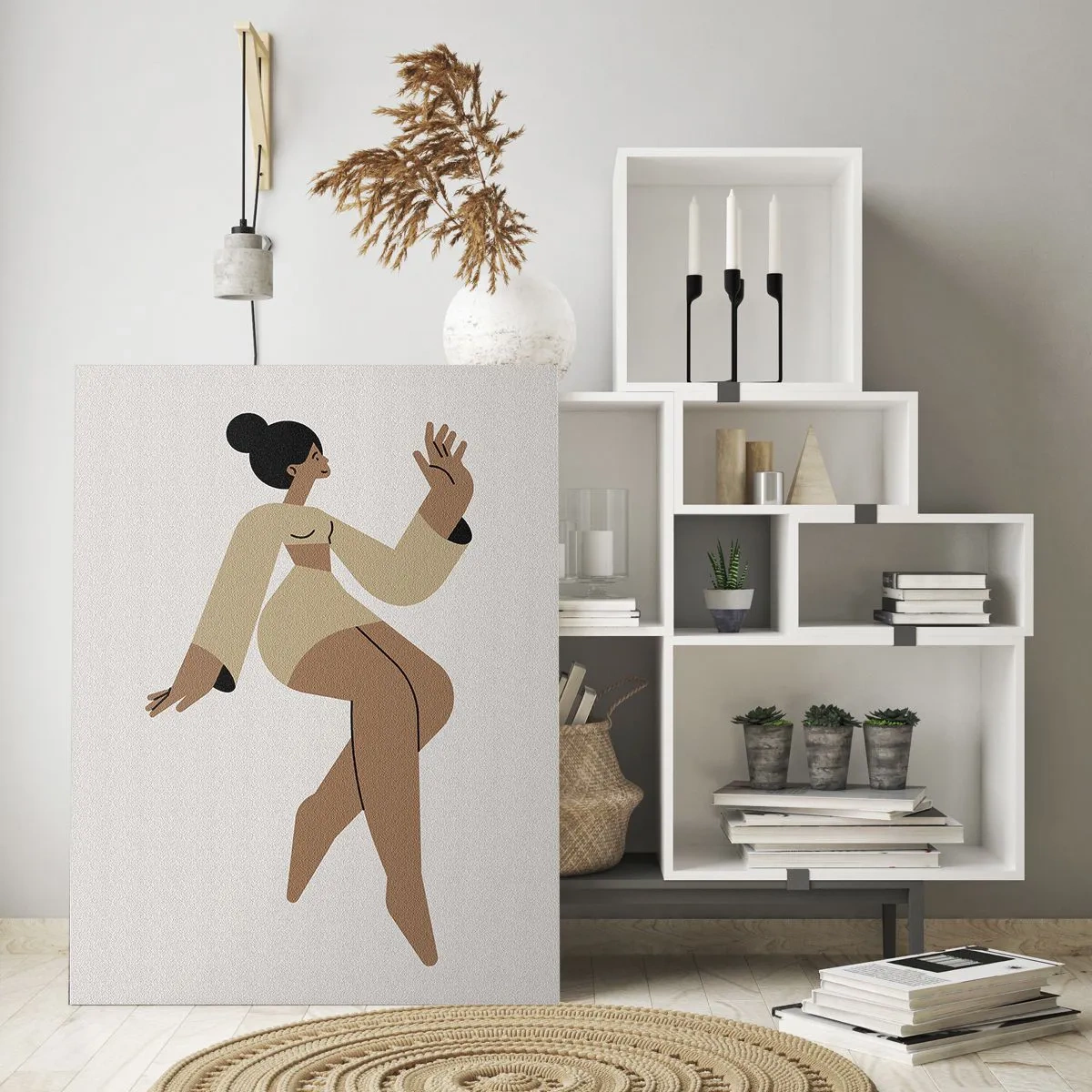 Quadro em vidro - Uma forma graciosa - 70x100 cm