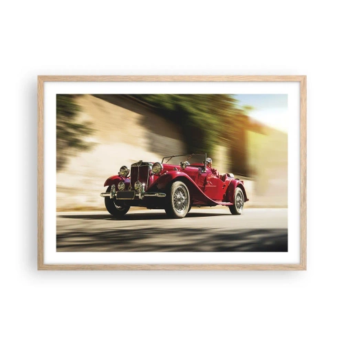 Pôster com moldura de carvalho claro - Mais bonita que a Vitória de Samotrácia - 70x50 cm