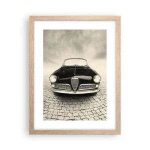 Pôster com moldura de carvalho claro - E como não me amar? - 30x40 cm