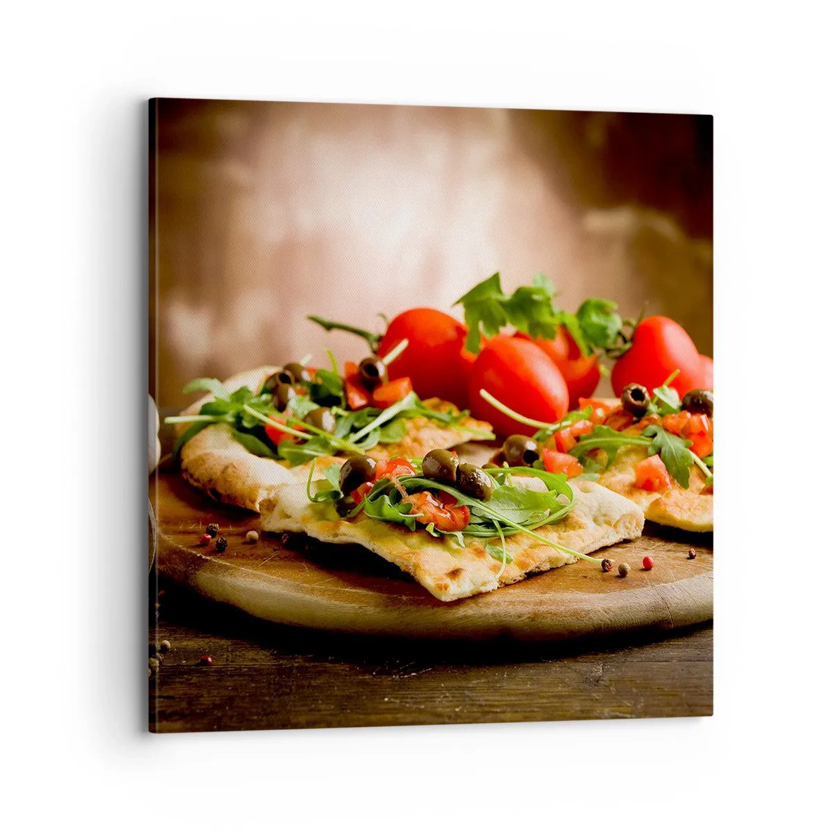 Quadro em tela - Direto do forno e do jardim - 70x70 cm