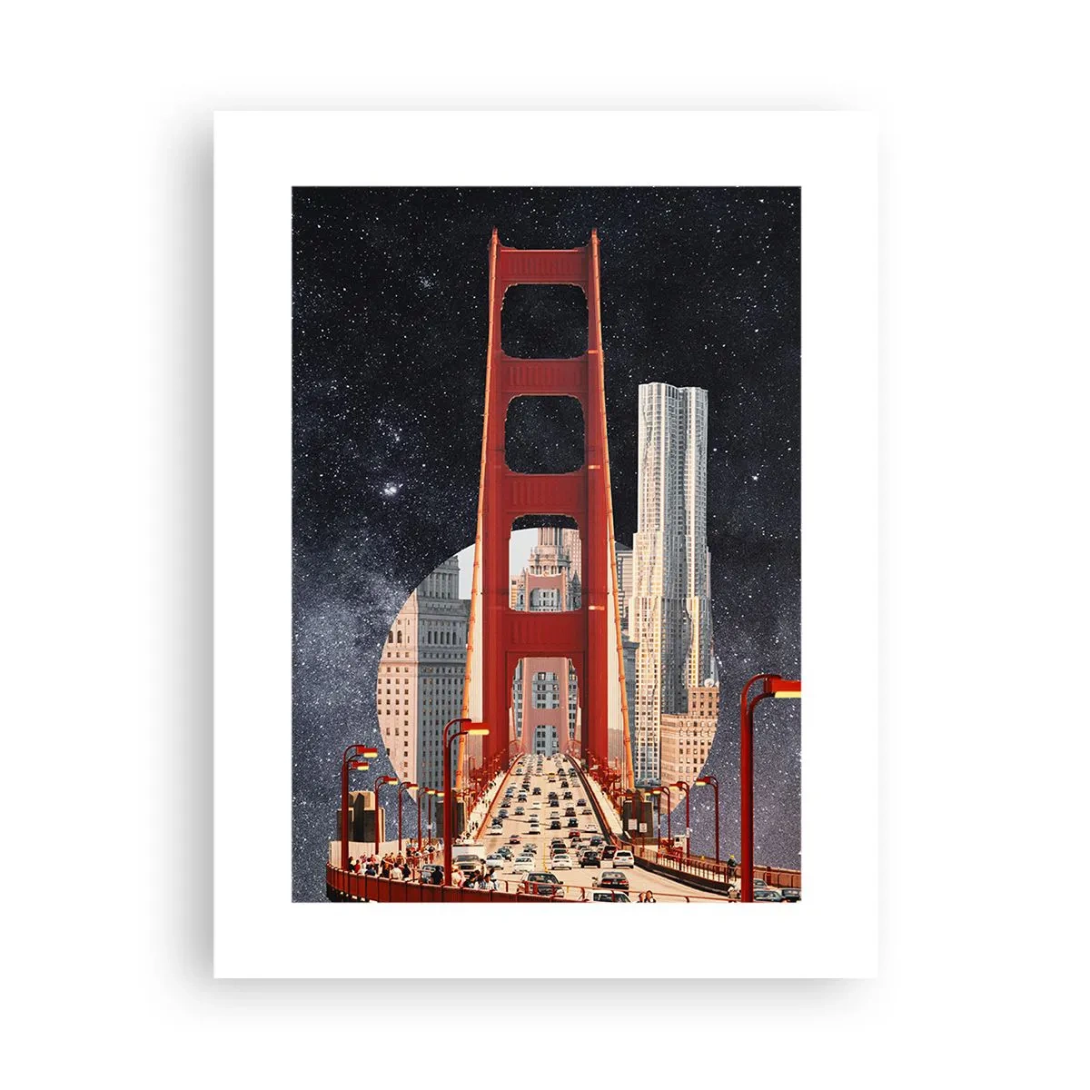 Pôster - Sempre no centro - 30x40 cm