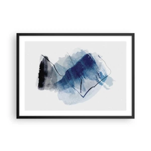 Pôster com moldura preta - Iceberg - 70x50 cm