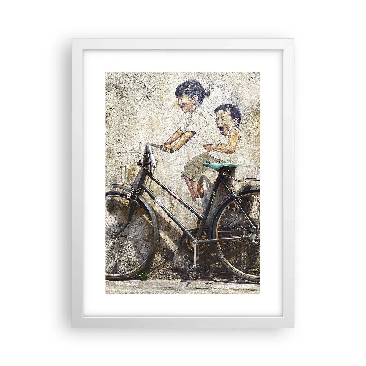 Pôster em moldura branca - Verdadeiro ou falso? - 30x40 cm