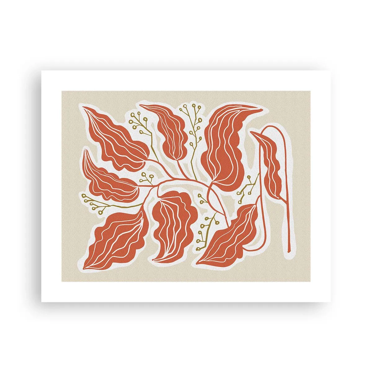 Pôster - Folclórico e coral - 50x40 cm
