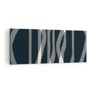 Quadro em tela - Uma tentativa de quebrar a escuridão - 100x40 cm