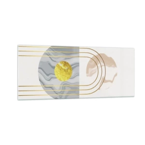 Quadro em vidro - Brilho e claridade - 100x40 cm