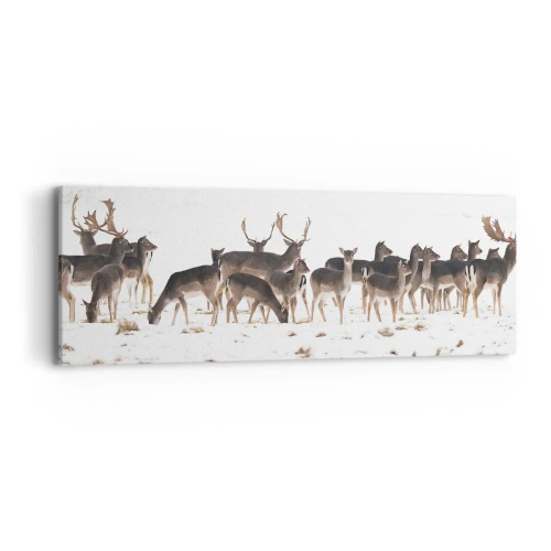 Quadro em tela - O Natal se aproxima? - 90x30 cm
