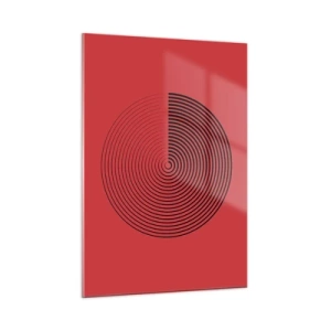 Quadro em vidro - Movimento circular - 50x70 cm