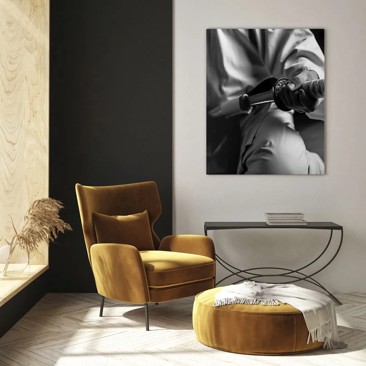 Quadro em vidro - Alma guerreira - 50x70 cm
