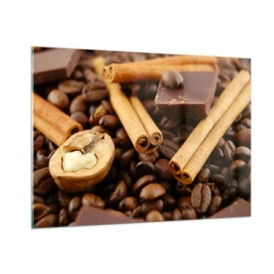 Quadro em vidro - Concerto de aromas - 100x70 cm