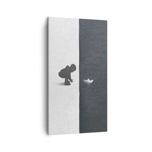 Quadro em tela - Grande expedição - 45x80 cm