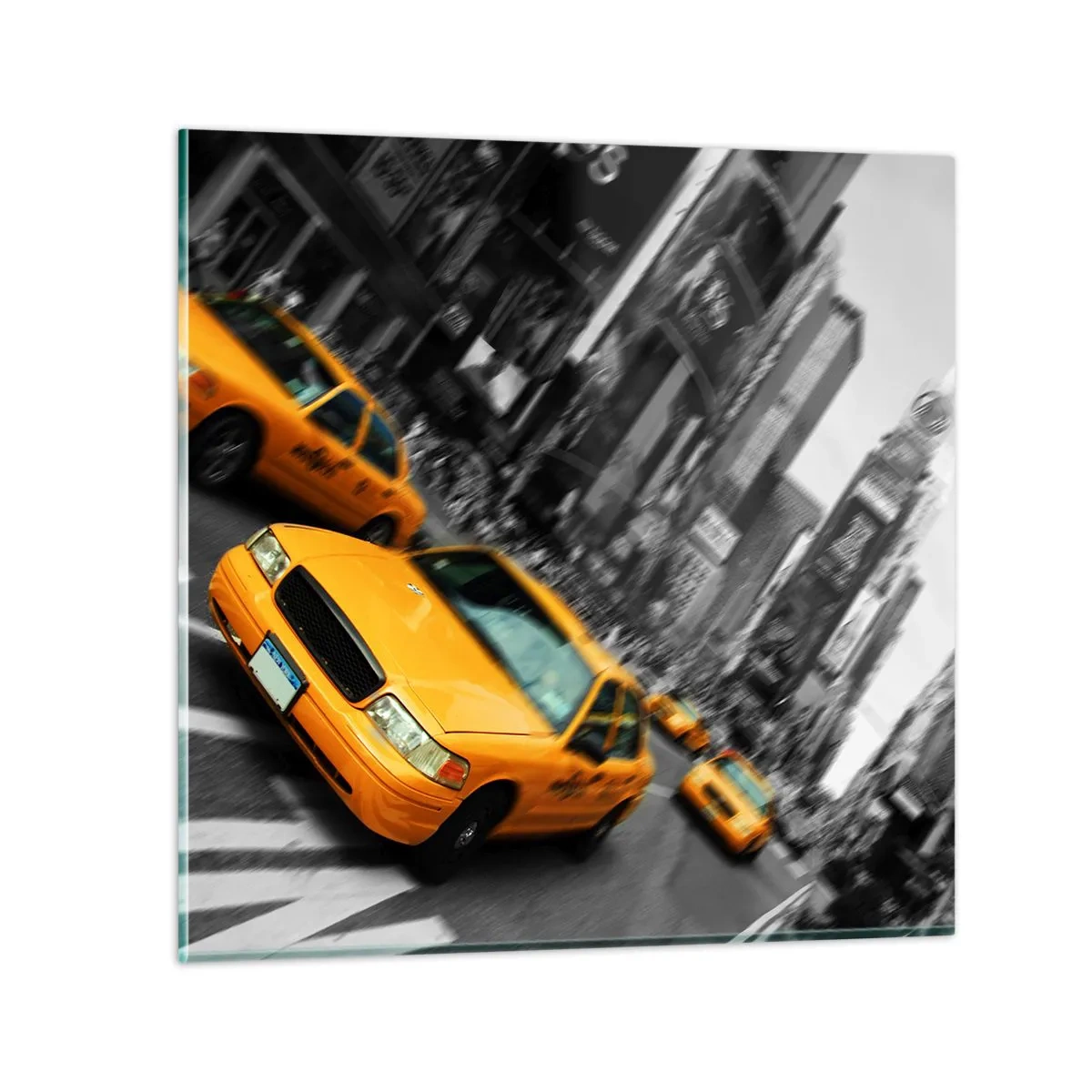 Quadro em vidro - Gotas de sol em Nova Iorque - 70x70 cm