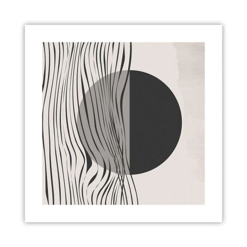 Pôster - Composição da metade - 40x40 cm