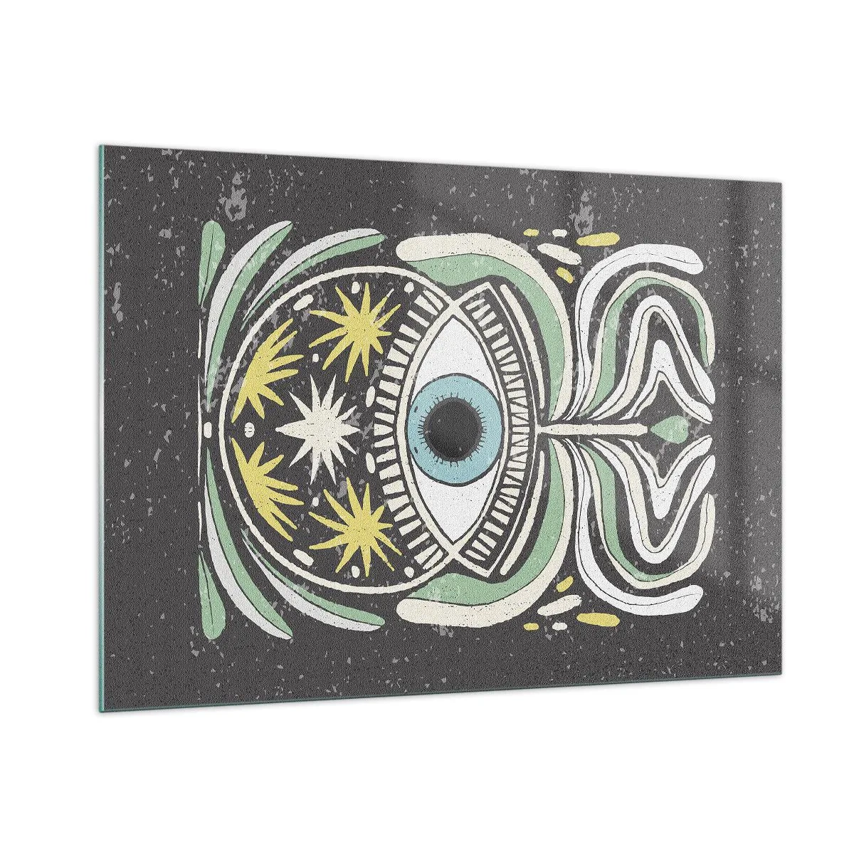 Quadro em vidro - Rituais tribais - 100x70 cm