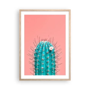 Pôster com moldura de carvalho claro - Apenas olhe - 50x70 cm