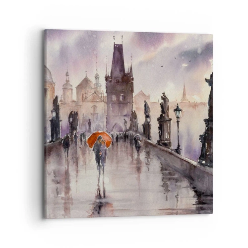 Quadro em tela - Pessoas não mudam - 70x70 cm