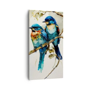 Quadro em tela - Ele ficou ofendido? - 55x100 cm