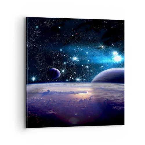 Quadro em tela - Ainda sozinhos? - 70x70 cm