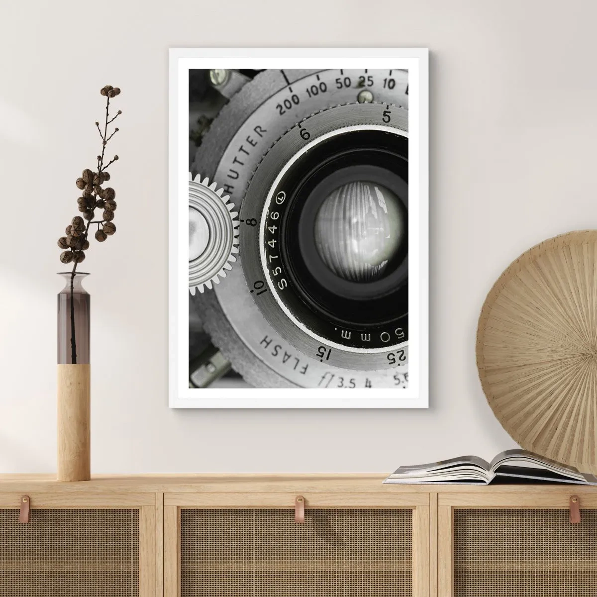 Pôster em moldura branca - Uma história sobre Hollywood - 40x50 cm