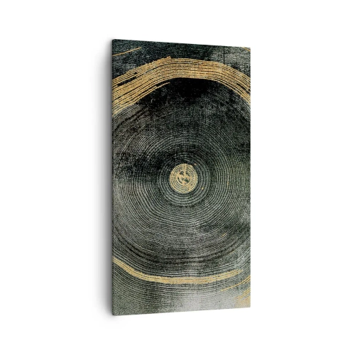 Quadro em tela - Mudança e persistência - 45x80 cm