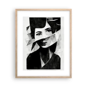 Pôster com moldura de carvalho claro - O que és de verdade... - 40x50 cm