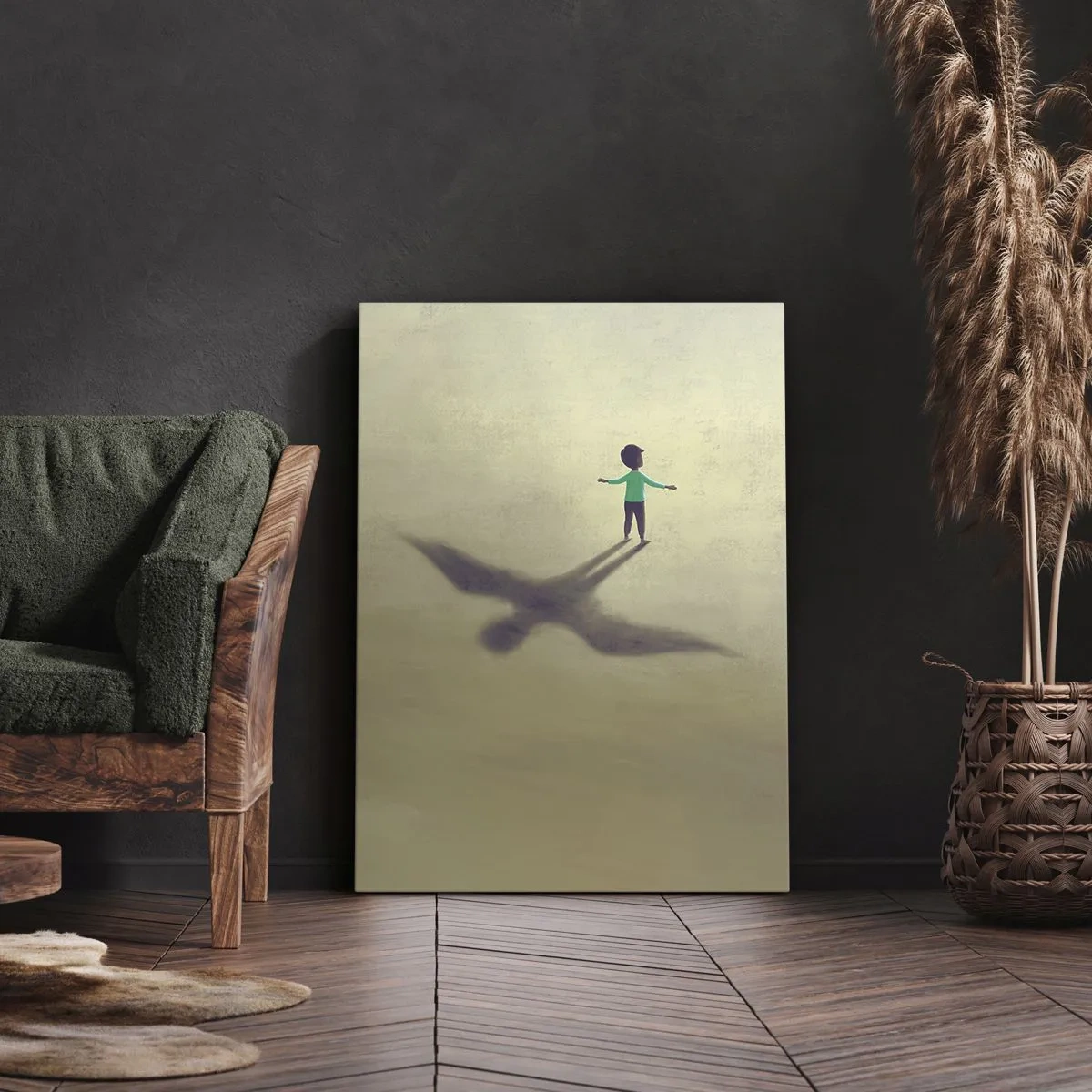Quadro em tela - Herói do futuro - 50x70 cm