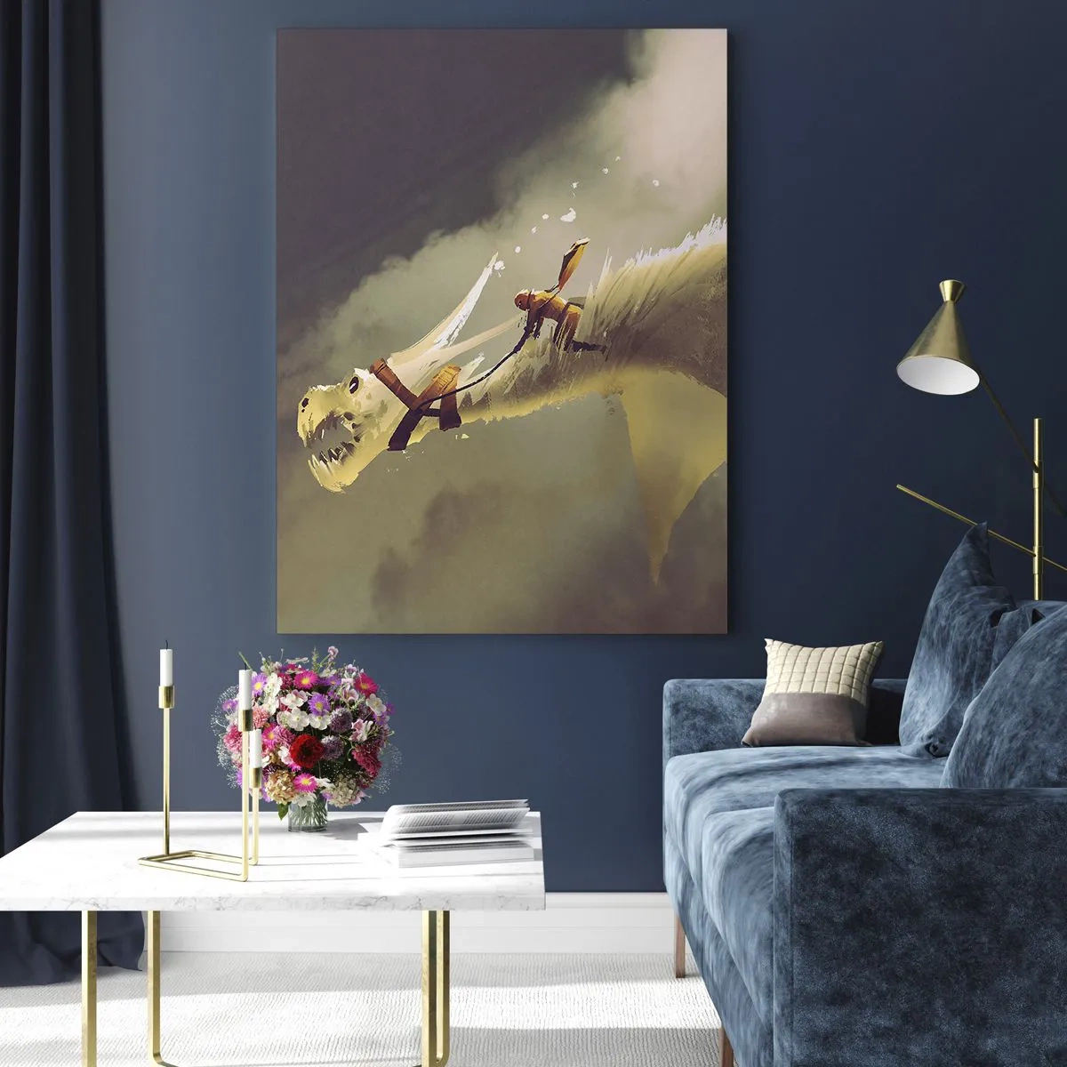 Quadro em vidro - A resgatar o mundo - 80x120 cm