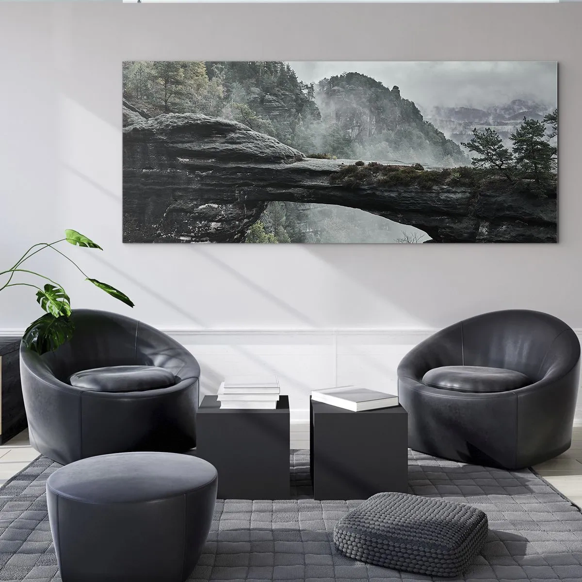 Quadro em vidro - A aventura está prestes a começar - 100x40 cm