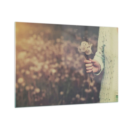 Quadro em vidro - Fique com isto, por favor - 100x70 cm