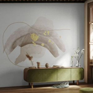 Papel de Parede Premium Sand - Encontrado no espaço - Abstração, Pedaço, Padrão Moderno - 200x140 cm