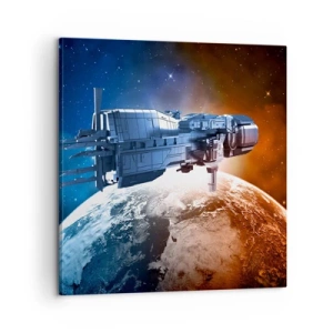 Quadro em tela - Observador atento - 60x60 cm