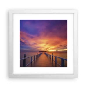 Pôster em moldura branca - Sem fim - 30x30 cm