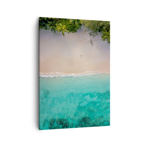 Quadro em tela - Praia do paraíso - 50x70 cm