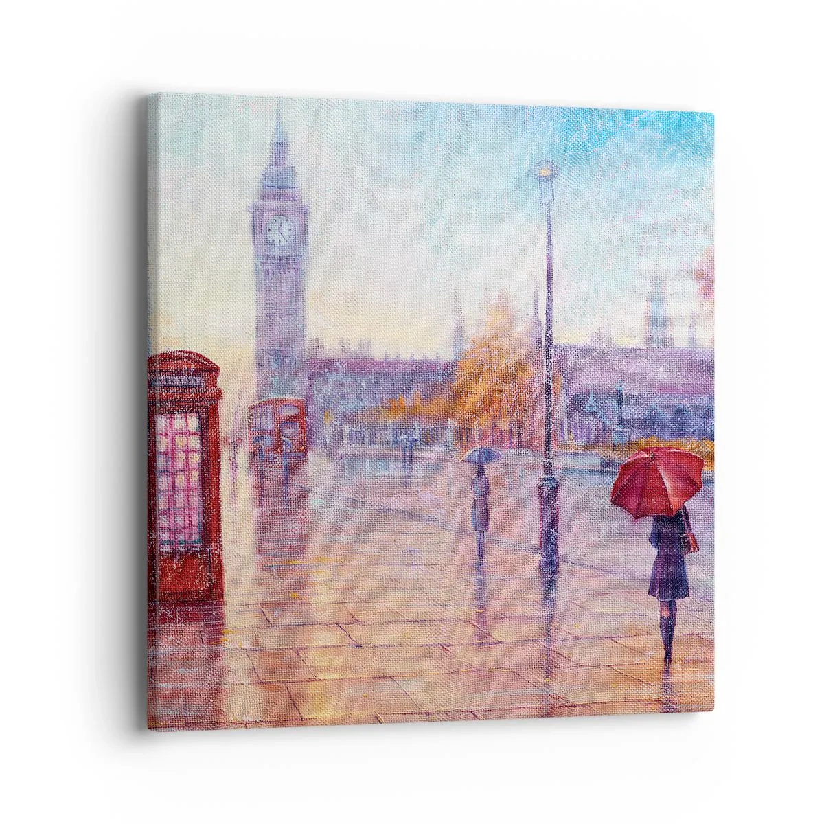 Quadro em tela - Um dia de outono em Londres - 40x40 cm