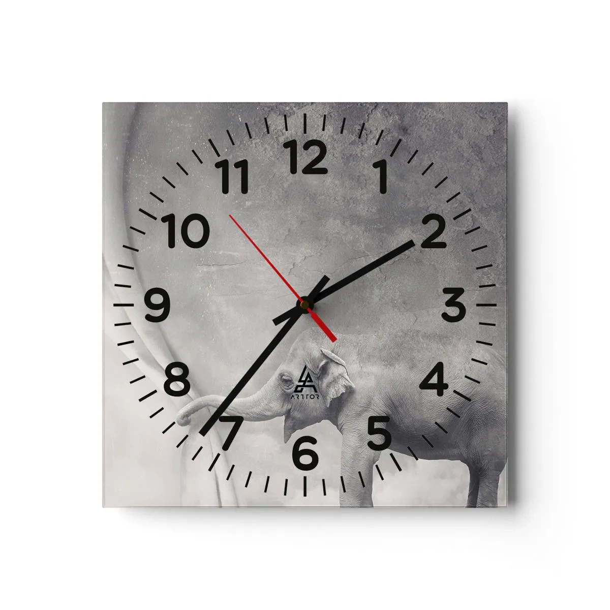 Relógio de parede - Relógio em vidro - Desvendando o mistério - 30x30 cm