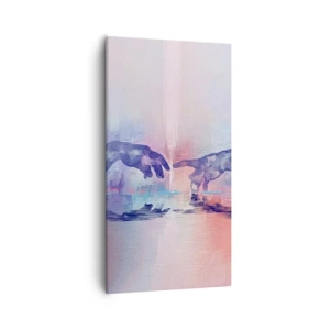 Quadro em tela - Faísca divina da vida - 55x100 cm