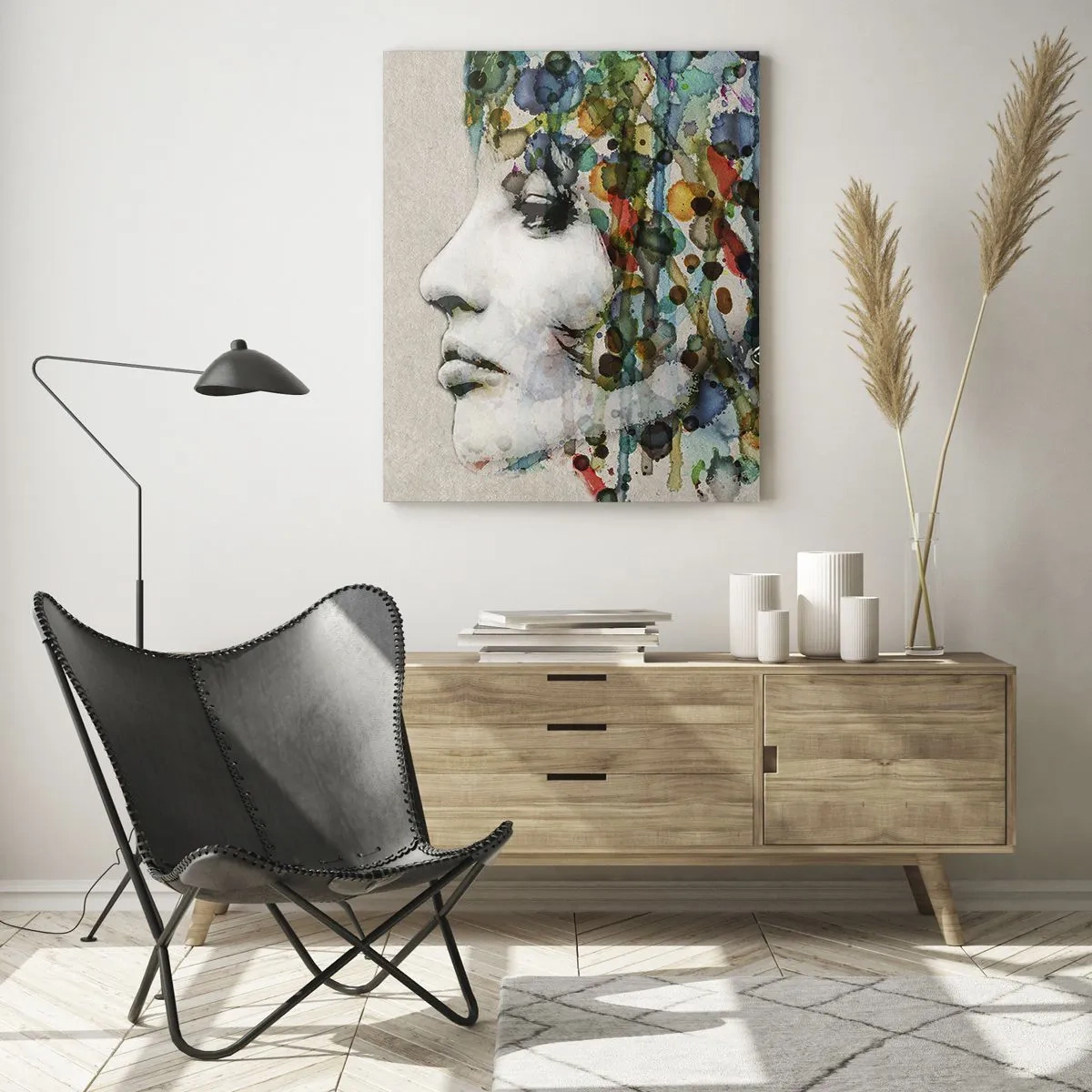 Quadro em vidro - Emergida das cinzas - 50x70 cm