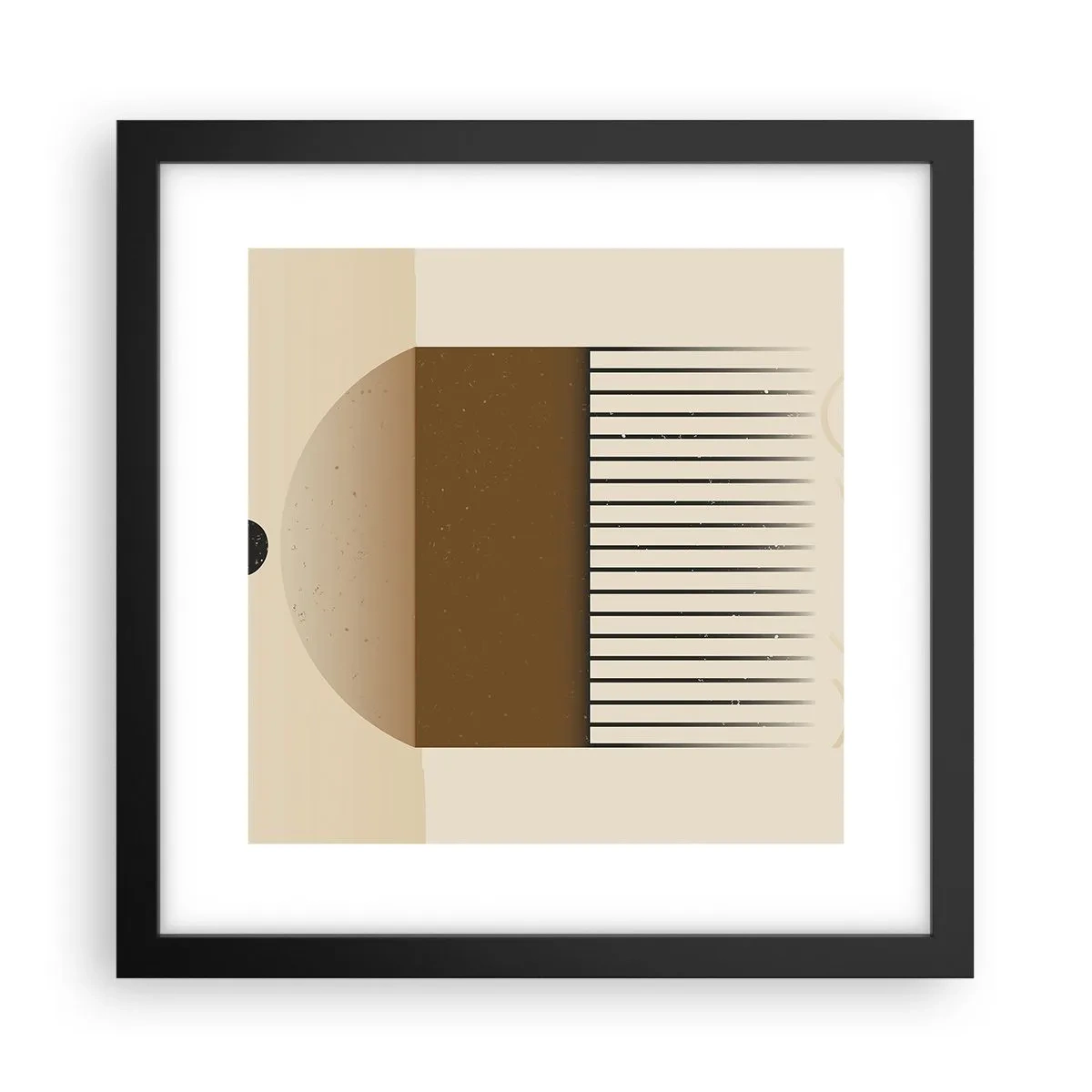 Pôster com moldura preta - Diferentes estados - 30x30 cm