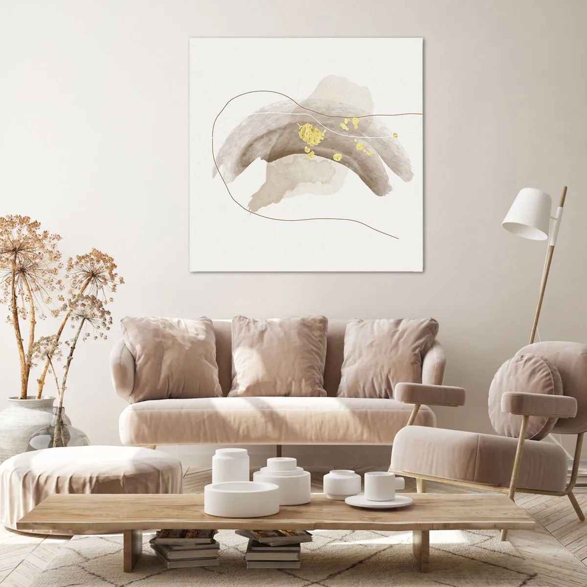 Quadro em tela - Encontrado no espaço - 50x50 cm