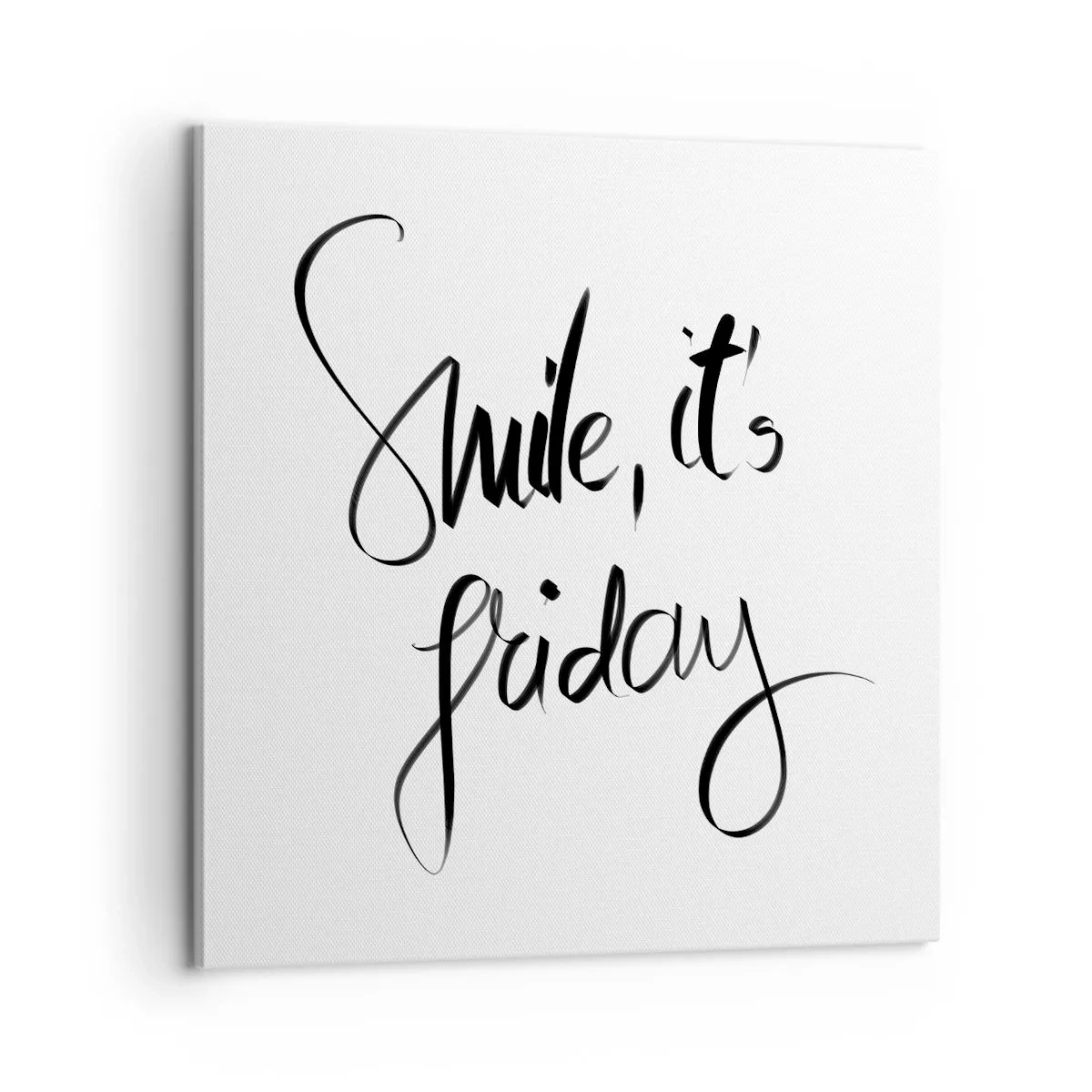 Quadro em tela - Verdadeira alegria - 60x60 cm