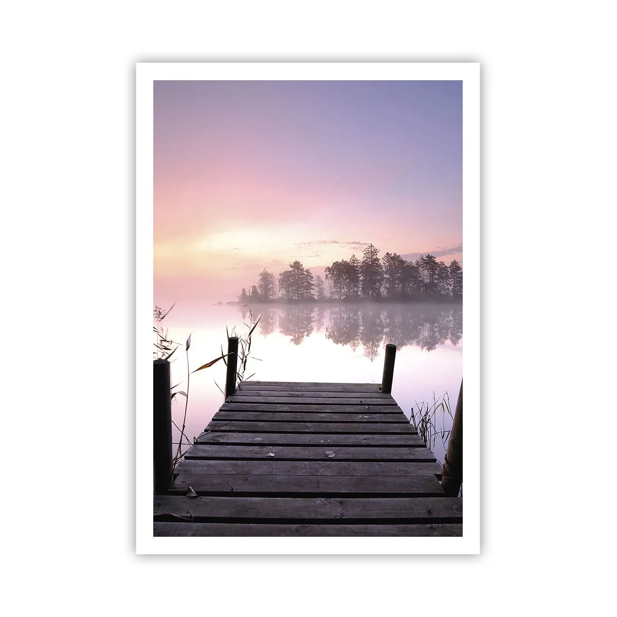 Pôster - Da névoa lilás... - 70x100 cm