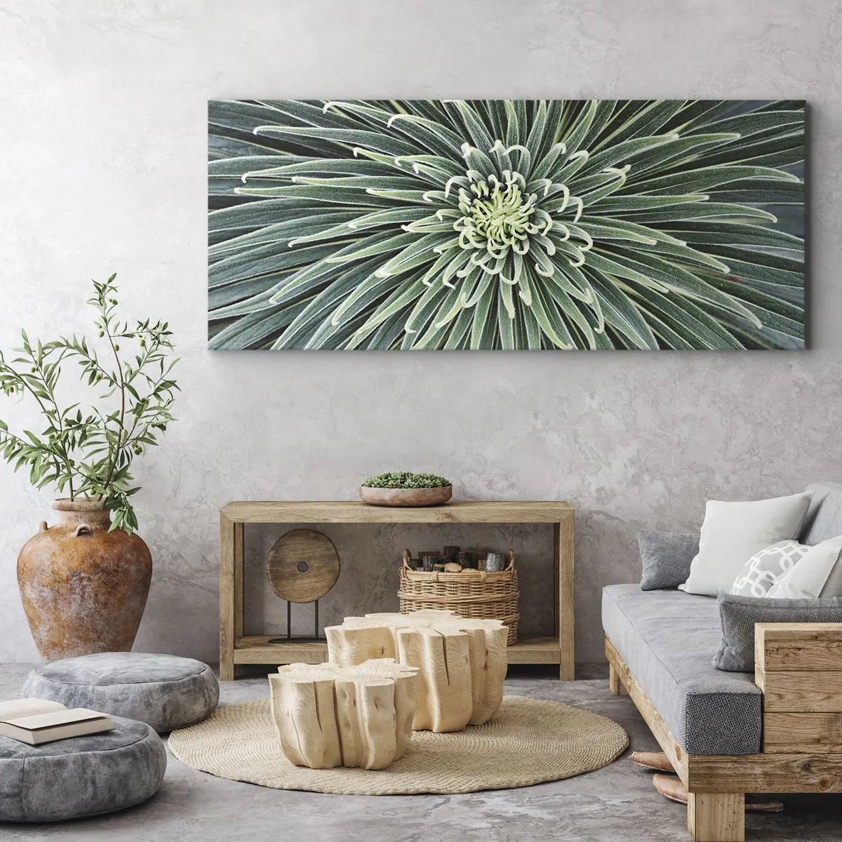 Quadro em tela - Nasce uma estrela - 120x50 cm