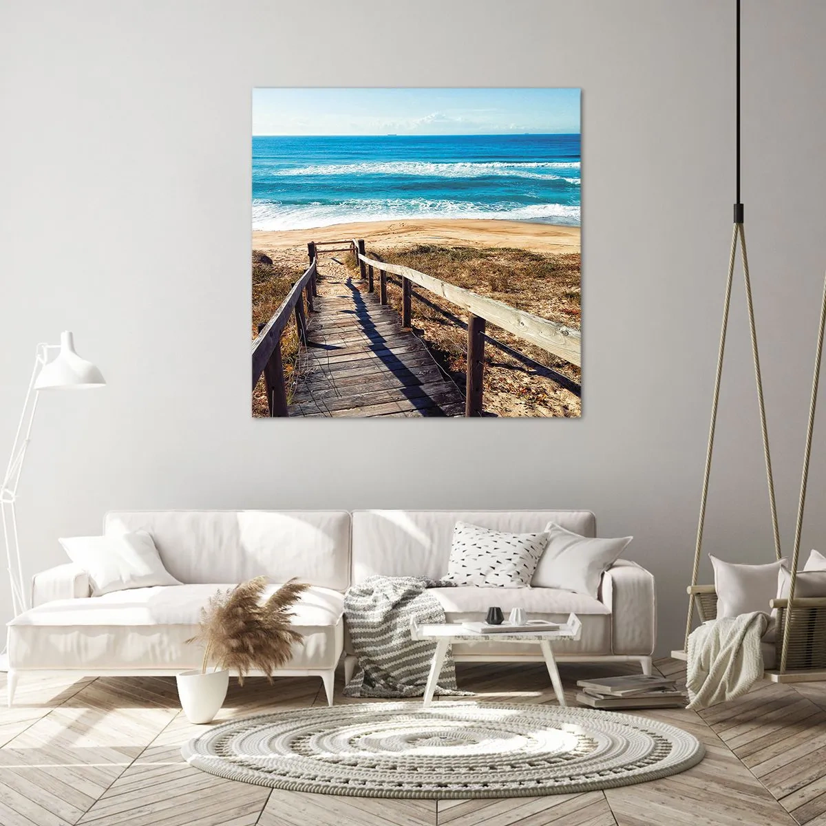 Quadro em tela - Corra! - 40x40 cm