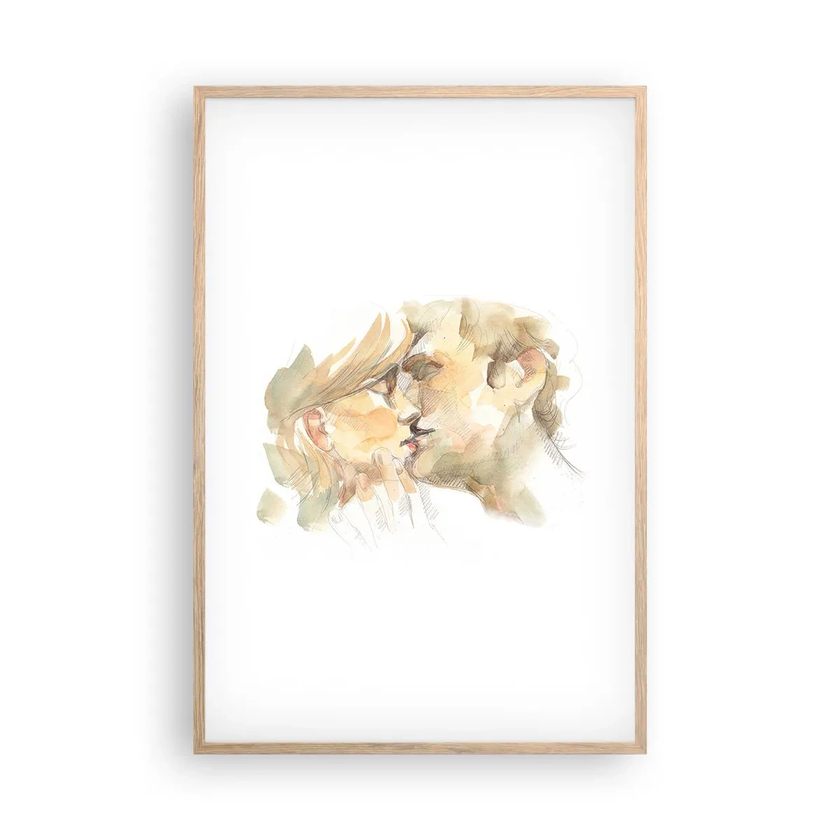 Pôster com moldura de carvalho claro - A outra metade foi encontrada? - 61x91 cm