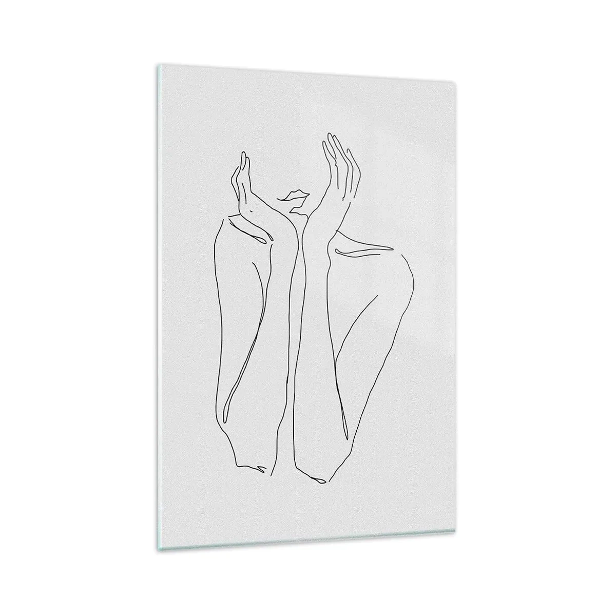 Quadro em vidro - Com o que sonham as meninas  - 80x120 cm