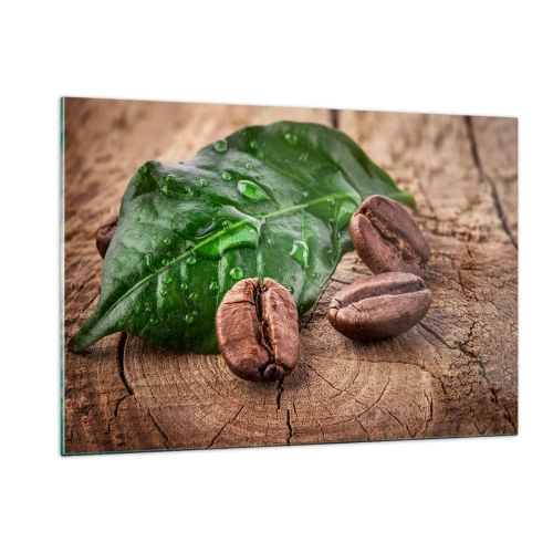 Quadro em vidro - Preto e verdadeiro - 120x80 cm