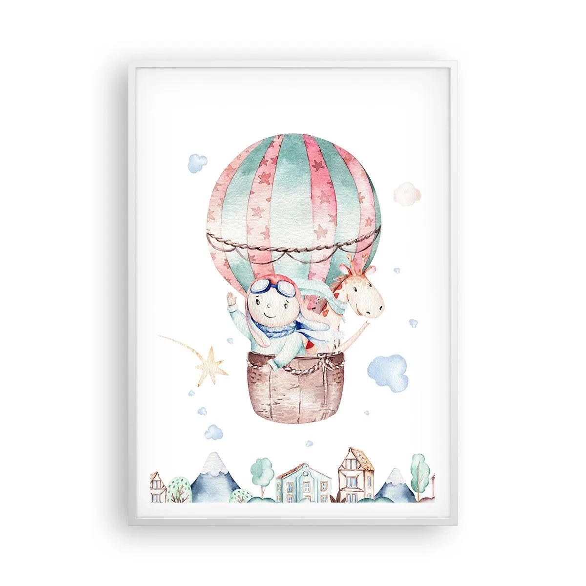 Pôster em moldura branca - Nós voltaremos em breve! - 70x100 cm