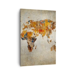Quadro em tela - Um mundo verdadeiramente grande - 70x100 cm
