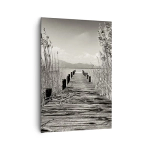 Quadro em tela - No silêncio da relva - 70x100 cm