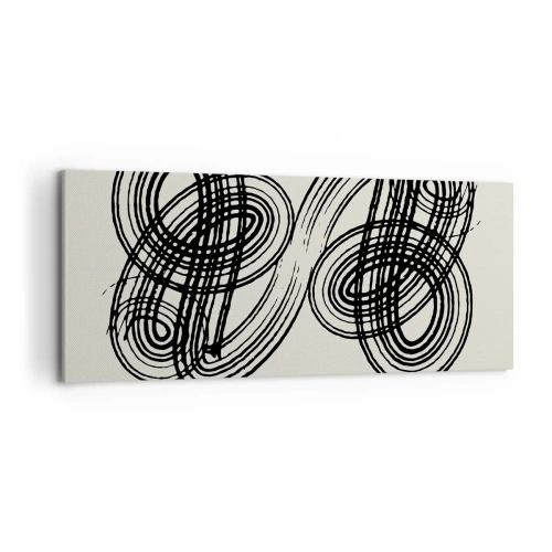 Quadro em tela - Saiu espontaneamente - 120x50 cm